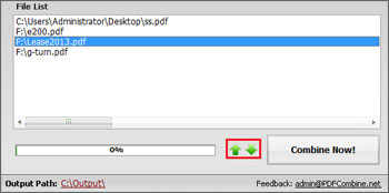 Adjust the PDF Merging Order